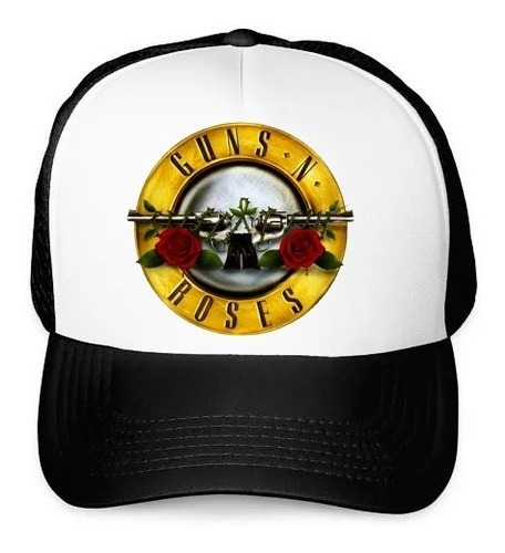 Gorra Unisex De Malla Guns And Roses Hard Rock Logo