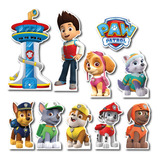 Figuras Coroplast Paw Patrol Base Sólida Kit 10 Pz