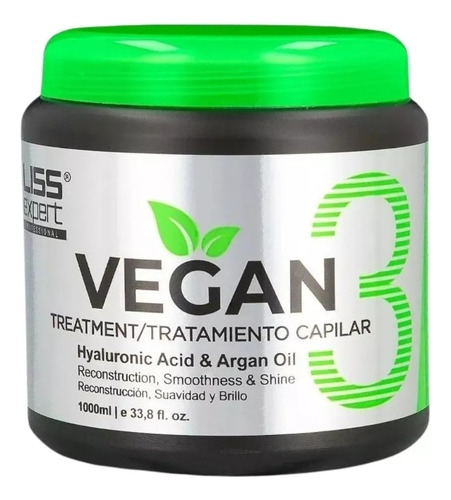 Tratamiento Capilar Reconstruccion Vegan Liss Expert 1000ml