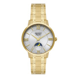 Relógio Orient Feminino Fgss0220 S3kx Sol E Lua Dourado