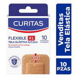 Curitas Venditas Adhesivas Flexible Xl 10 Piezas