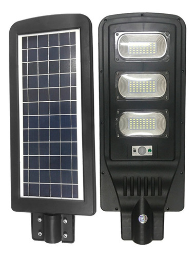 Lâmpada De Led Solar Automática Externa Inteligente 60 W 