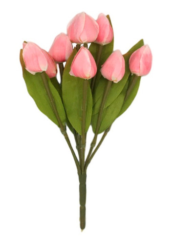 Buquê De Tulipa Artificial Decoração