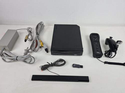 Nintendo Wii Console Preto Completo Com Jogos Frete Grátis