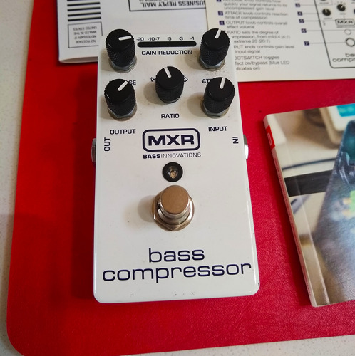 Mxr Bass Compressor M87 - Blanco Inmaculado Como Nuevo