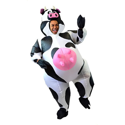 Disfraz Inflable De Vaca Para Halloween, Fiesta De Cosplay,  | Meses sin interés