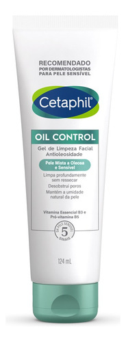 Gel De Limpeza Facial Pele Oleosa Oil Control 124ml Cetaphil