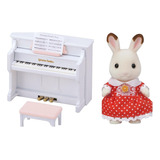 Conejita Y Piano Sylvanian Families Calico Critters Ternurin