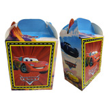 10 Caja Dulcera/lonchera Cars. Fiesta,dulces,bolos