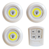 Kit 3 Lampadas Luminaria Led Spot Sfio Controle 15w