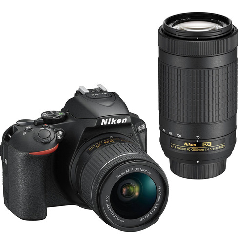 Nikon D5600 Dslr Camara Con 18-55mm And 70-300mm Lenses (ope