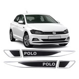 Aplique Lateral Resinado Compatível Com Volkswagen Polo