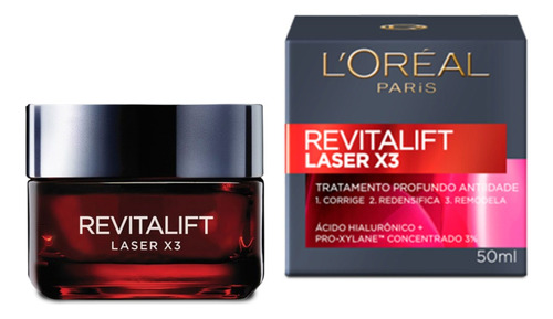Creme Hidratante Revitalift Laser X3 50ml L'oréal Paris Tipo De Pele Todos Os Tipos De Pele