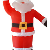 1 Papá Noel Inflable Gigante De 94 Pulgadas Animado Con Luz