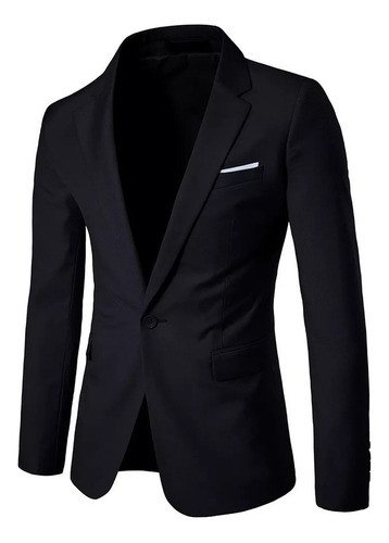 Men's Blazer, Lightweight, Casual, Solid, One Button, Coat