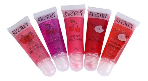 Brillo Labial Lip Gloss Pack 5 Colores