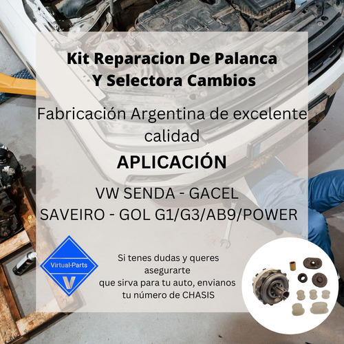 Kit Reparacion De Palanca Y Selectora Cambios Vw Gol Power Foto 6