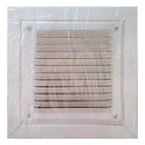 Reja De Ventilación Para Vidrio Gas 20x20 Cm (200 Cm2)