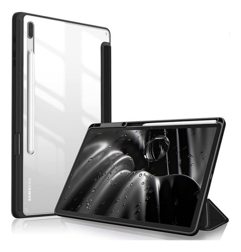 Capa Smart Case Slot Caneta Para Tablet Samsung S8 Plus