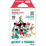  Filme De Câmera Instantânea Fujifilm 10 Unidades Mickey E A