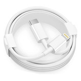 Cable Cargador 2mts Usb-c Para iPhone 8/x/11/12/13/14 iPad