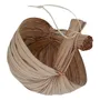 Cesta De Almacenamiento Con Hojas De Palmera, Frutero Irregu