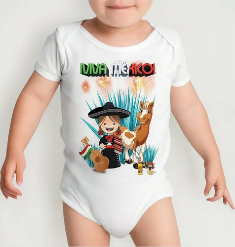 Fiestas Patrias Pañalero Personalizado Mexico Bebe