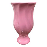 Vaso Taça Em Cerâmica Decorativa De Flores E Plantas Secas