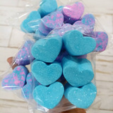 Bomba De Baño Efervescente - 6 Mini Corazones - Bath Bombs