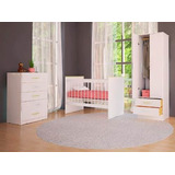 Juego De Dormitorio Infantil Bebe Cuna Placard Comoda Envios