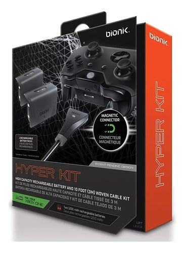 Kit Carga Hyper Xbox One Bionik