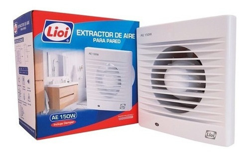 Extractor De Aire Pared 6 /150w Lioi