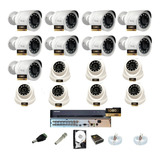 Kit Cftv Completo Dvr Hikvision 16 Canais Full /cameras Full