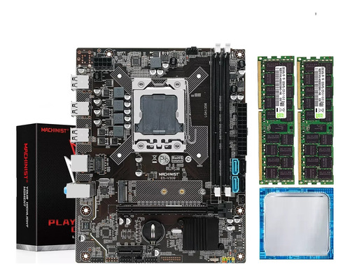 Kit Placa Mãe Gamer X79 Lga 1356 8gb Ddr3 Intel Xeon E5 2420