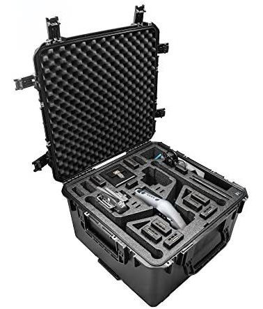 Estuche Casepro Rígido Con Ruedas Para Dji Inspire 2 -negro