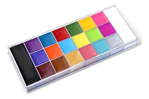 Pasta De Pintura Facial Stage Body, 20 Colores