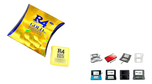 Adaptador R4 Gold Compatible Con 3ds Ds Lite 2ds New 3ds Xl