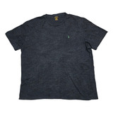 Playera Ralph Lauren Xgrande Xl Gris Oscuro Pony Verde