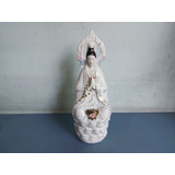 Antiga A Bela Escultura De Buda Em Porcelana Década 70