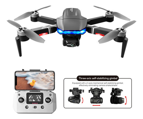 1 Aeronave Con Cámara 4k Rc Drone Distancia De Vuelo 25