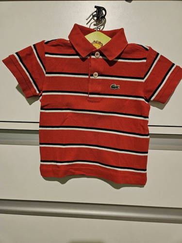 Chomba Lacoste De Niño Talle 2 Impecable