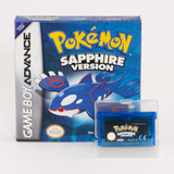 Pokemon Sapphire Zafiro Advance Re-pro Español Caja Custom