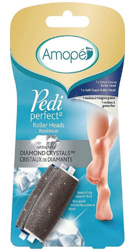 Amope Pedi Perfect - Cabezales De Rodillo Para Pies Con Cri