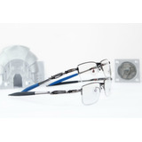 Oculos Sem Grau Armação Top De Metal Com Molinha Oakle