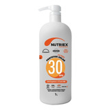 Protetor Solar 1 Litro Corporal Nutriex Toque Seco Fps 30