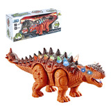 Brinquedo Dinossauro Ankylossauro Jurassic Park Com Led