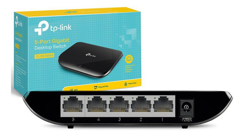 Switch 5 Portas Gigabit Tp-link Tl-sg1005d 10/100/1000mbps