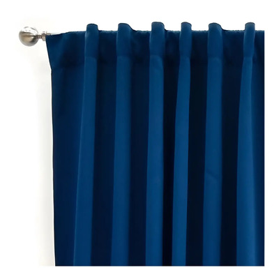 Cortinas Blackout Catania Colores Vianney Bloquean La Luz Color Azul marino | Meses sin interés