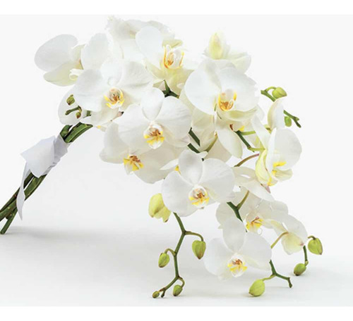 Ramo De Novia Orquídeas Artificial Calidad Real-touch