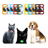 Case Capa Compatível Airtag Coleira Silicone Cachorro Gato